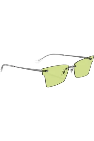 Ray-Ban Pulse Unisex UV Protected Green Lens Irregular Sunglasses - 0RB3730004/264