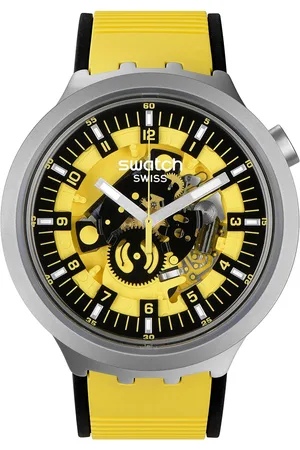 Swatch Unisex Round Dial & Regular Straps Analogue Watch SB07S109