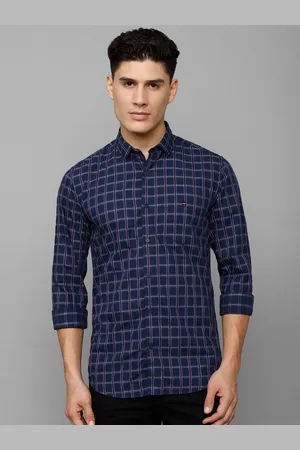 Louis Philippe Men Checked Cotton Casual Shirt