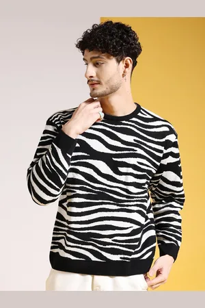 The Indian Garage Co Abstract Self Designed Acrylic Pullover