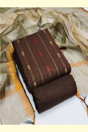 Lilots Ethnic Motifs Woven Design Unstitched Dress Material