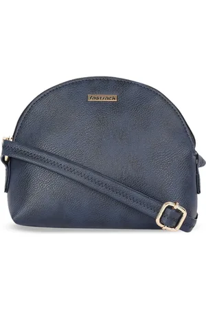 Fastrack Blue PU Structured Sling Bag