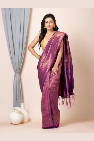 HOUSE OF ARLI Woven Design Pure Silk Saree