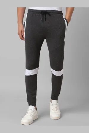 PEOPLE Men Grey Mid Rise Joggers