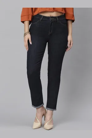 KOTTY Women Blue Slim Fit High-Rise Clean Look Jeans