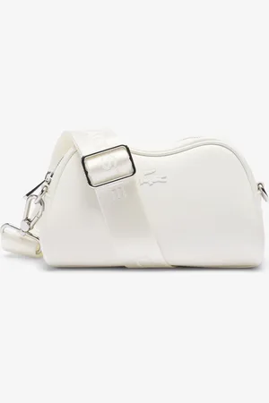 Lacoste Leather Oversized Shopper Shoulder Bag with Bow Detail