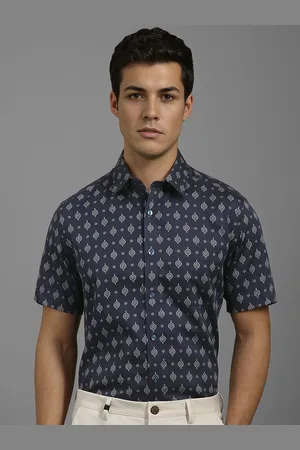 Louis Philippe Men Classic Floral Opaque Printed Formal Shirt