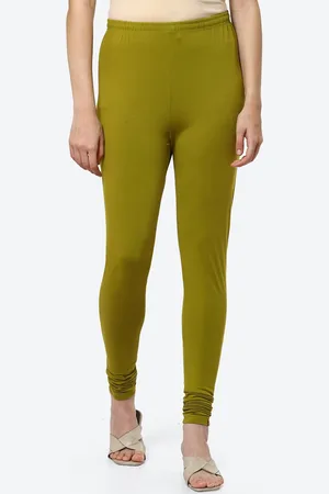 Biba Women Green Solid Churidar