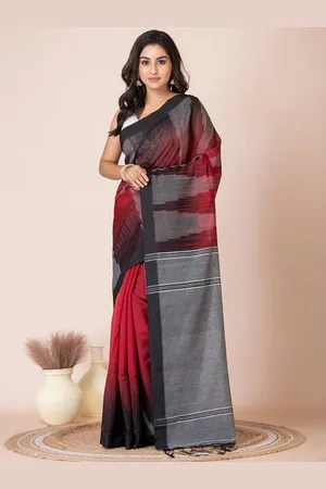 HOUSE OF ARLI Thread Work Woven Design Handloom Saree