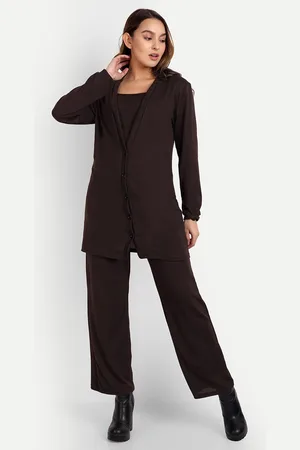 iki chic Women 3 Piece Sweater with Trousers