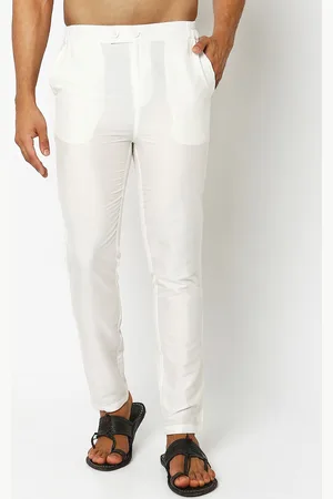 Ethnicity Men Mid Rise Trousers