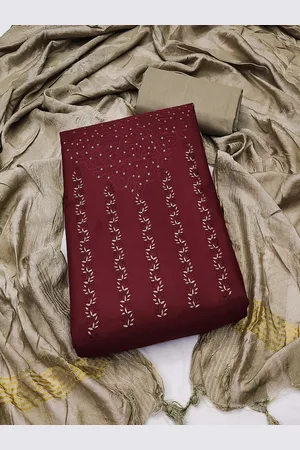 Lilots Embroidered Unstitched Dress Material