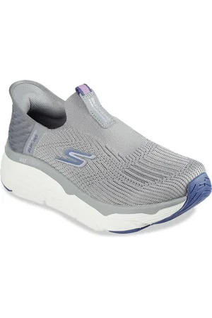 Skechers Women Charcoal Mesh Running Non-Marking Shoes