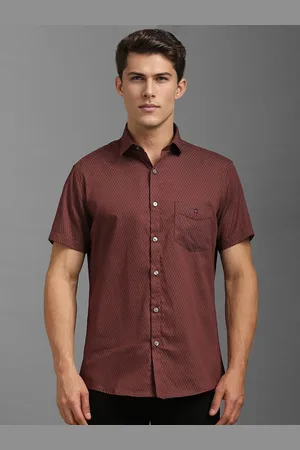 Louis Philippe Men Slim Fit Opaque Printed Casual Shirt