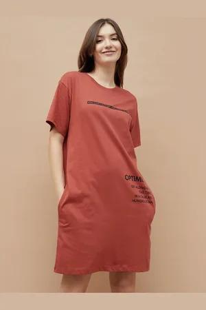 Lifestyle Women Print T-shirt Dress