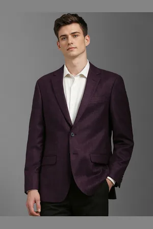 Louis Philippe Single Breasted Blazer