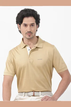 RARE RABBIT Men Keneth Regular Fit Polo Collar T-Shirt