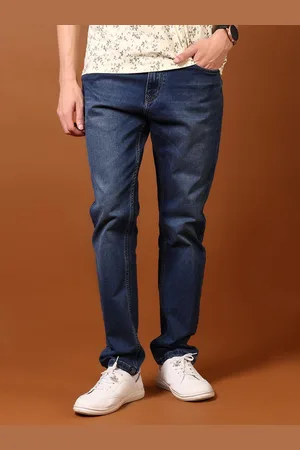 V-Mart Men Cotton Regular Fit Light Fade Jeans