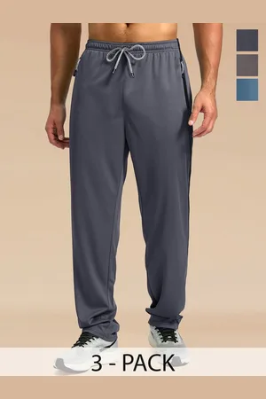 Moda Rapido Men Pack Of 3 Mid Rise Track Pants