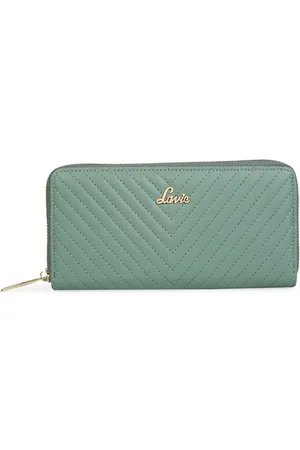 LAVIE Chevron Women Green Zip Around Wallet