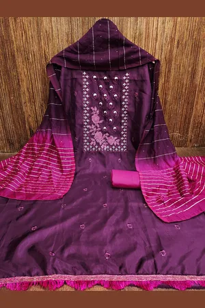 Lilots Woven Design Unstitched Dress Material