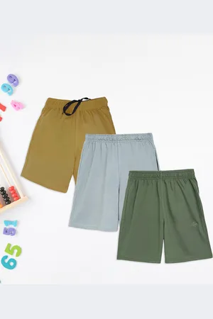 Chimprala Boys Pack Of 3 Mid Rise Cotton Shorts