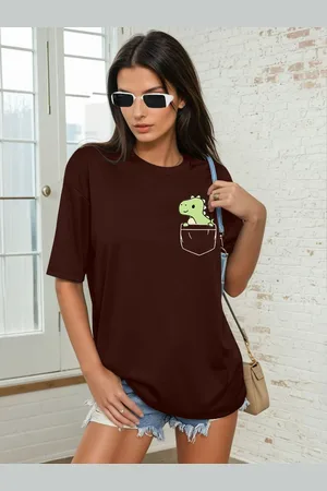 Corsica Women Graphic Printed Round Neck Relaxed Fit T-shirt
