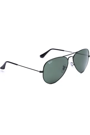 Ray-Ban Unisex UV Protected Green Lens Pilot Sunglasses - 0RB3025IL282358