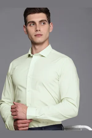 Louis Philippe Men Super Slim Fit Pure Cotton Printed Formal Shirt