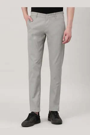 Crocodile Men Mid-Rise Slim Fit Trousers