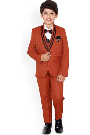 BAESD Boys Single-Breasted 5-Piece Suit