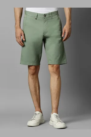 Louis Philippe Men Mid-Rise Slim Fit Shorts