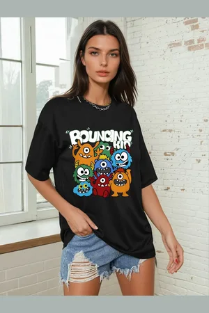Corsica Women Graphic Printed Round Neck Relaxed Fit T-shirt