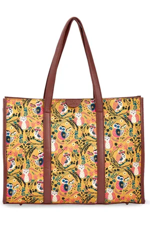 TEAL Graphic Printed Tote Bag
