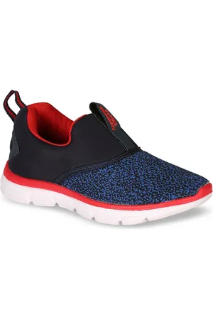 Bubblegummers Boys Blue & Black Colourblocked Slip-On Sneakers