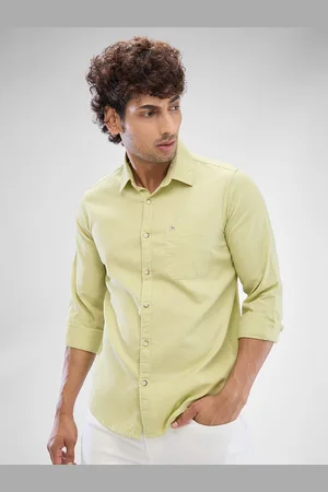 SPYKAR Men Solid Slim Fit Opaque Casual Shirt