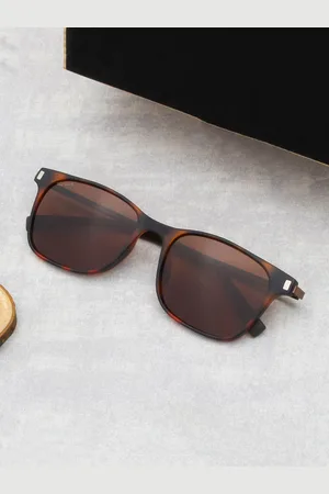 Ted Smith Unisex Wayfarer Sunglasses with Polarised and UV Protected Lens MACK_C3