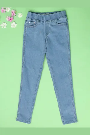 V-Mart Girls Pure Cotton Regular Fit Jeggings