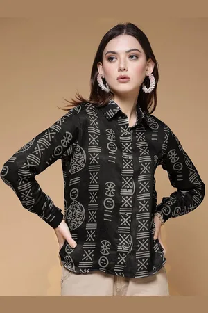 Moda Rapido Women Opaque Printed Casual Shirt