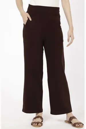 Spiffy Women Smart Loose Fit High-Rise Trouser