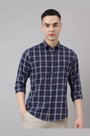 Richlook Men Comfort Tartan Checks Opaque Checked Casual Shirt