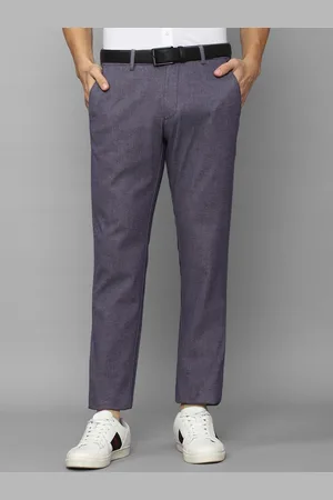 Louis Philippe Men Slim Fit Mid-Rise Trousers