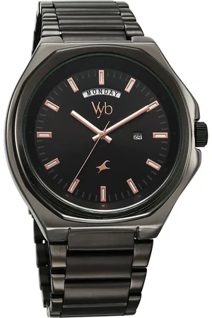 Fastrack Men Embellished Dial & Bracelet Style Straps Analogue Watch FV30016KM01