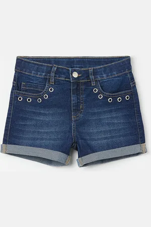 Lifestyle Girls Washed Denim Shorts