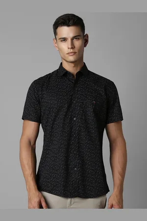 Louis Philippe Men Slim Fit Opaque Printed Casual Shirt