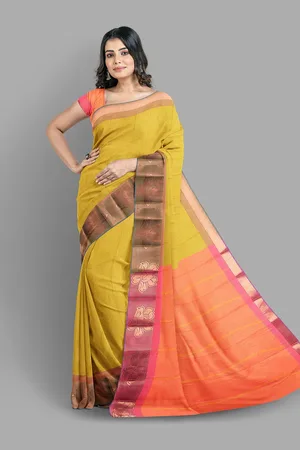 The Chennai Silks Ethnic Motifs Art Silk Ilkal Saree