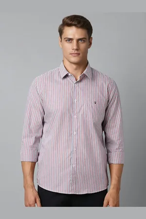 Louis Philippe Men Slim Fit Opaque Striped Casual Shirt
