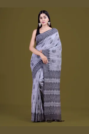HOUSE OF ARLI Ethnic Motifs Woven Design Pure Cotton Saree