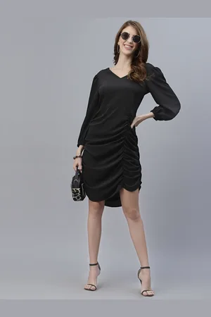 RAASSIO Women Sheath Midi Dress