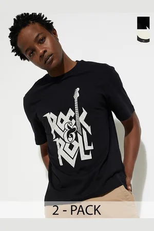 Max Collection Urb_N Men Graphic Printed T-Shirt - Pack of 2